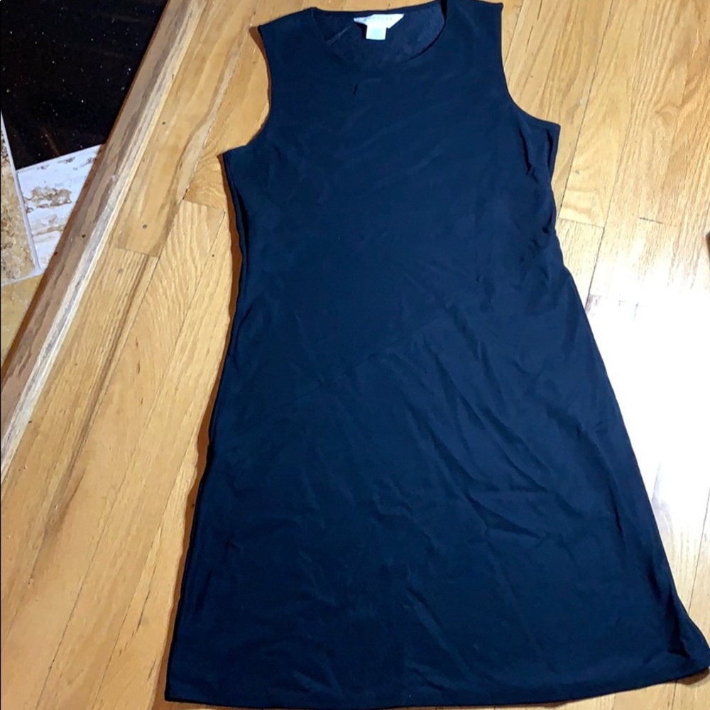 Express Tricot Basic Black/Diagonal Slimming Seams - image 1